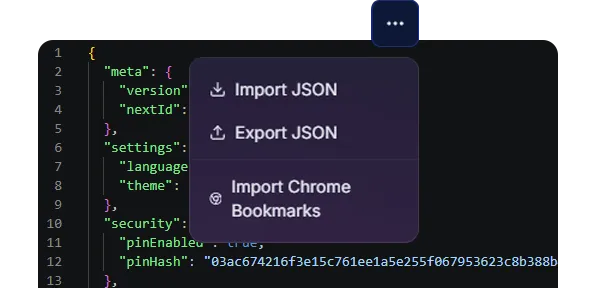 One-Click Import & Export